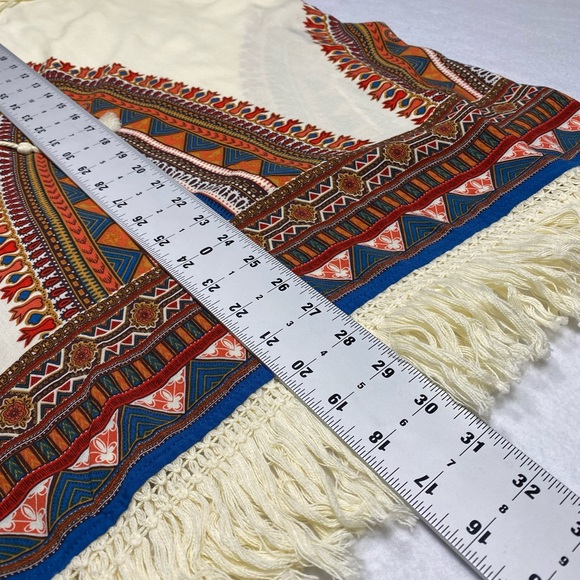 NWT Perch by Blu Pepper Western Bohemian Fringe Top Size 2XL #1327 - Picture 13 of 13